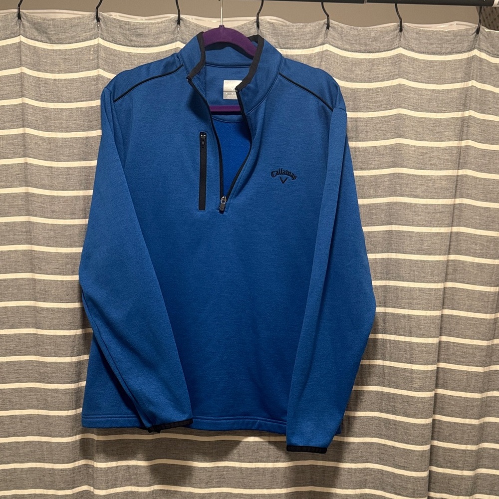 Callaway Royal Blue Half-Zip Jacket